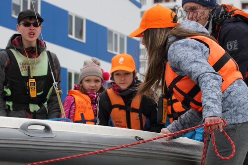 Спуск на воду яхты Дагги-Тиц